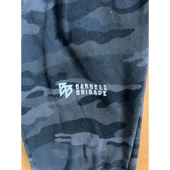 BARBELL BRIGADE Gray Camo Gym Basketball Jogger Sweatpants  Mens Size XS - Picture 5 of 10